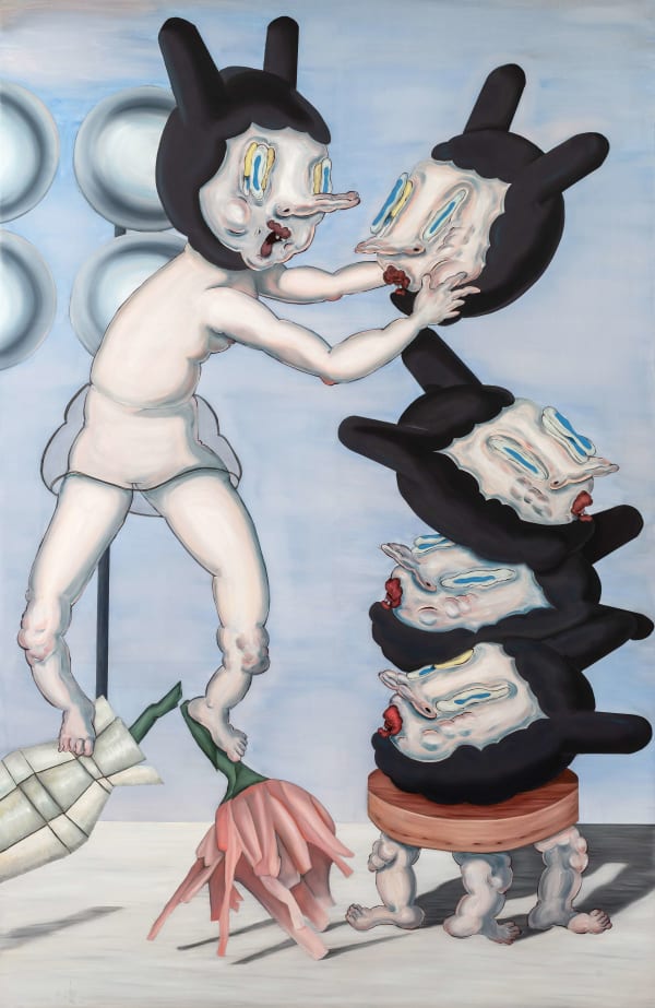 Carolina Muñoz El Coleccionista, 2025 Oil on canvas 170 x 110 cm