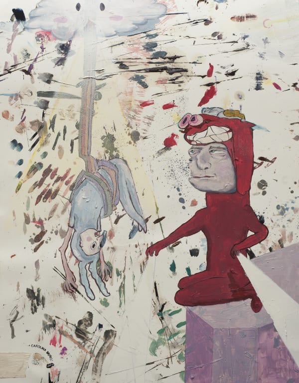 Carolina Muñoz Ofrenda, 2021 Oil on paper. Framed. 27.9 x 21.6 cm