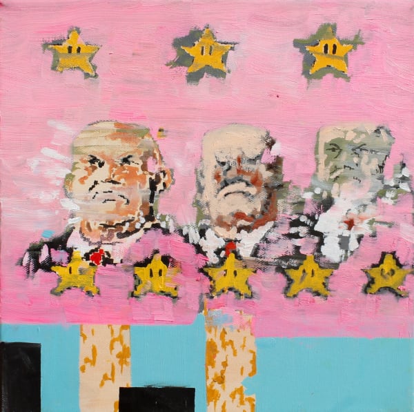 Daniel Guajardo Sin Título, 2022 Oil on canvas 30 x 30 cm