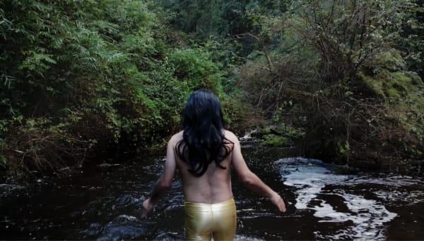 Juvenal Barría Capítulo 2: Lavarse el bautismo / Quitarse la culpa, 2022 Experimental film, video performance. 05m 35s