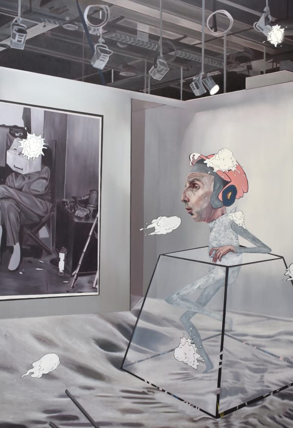 Carolina Muñoz Happening, 2019 Oil on canvas 140 x 96 cm