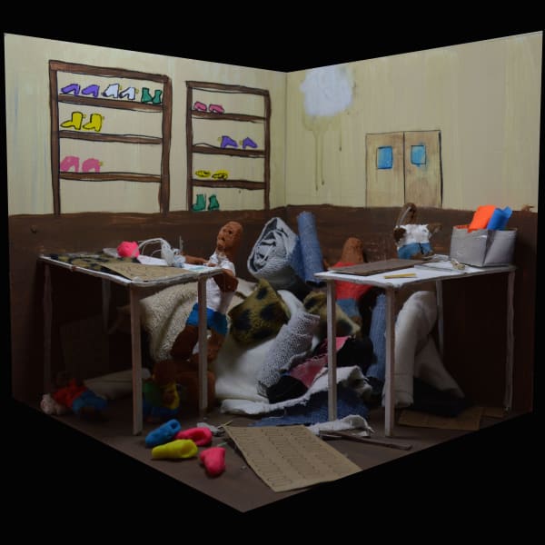 Fernanda Núñez, Memoria Fabricada - Trabajo Forzado En Fábrica De Zapatos, India, 2014