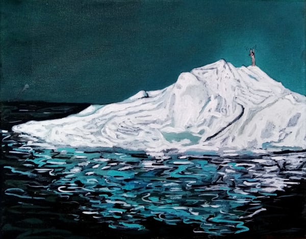 Coco González Lohse De la serie La Tierra Prometida I , 2020 Oil on canvas 24 x 30 cm