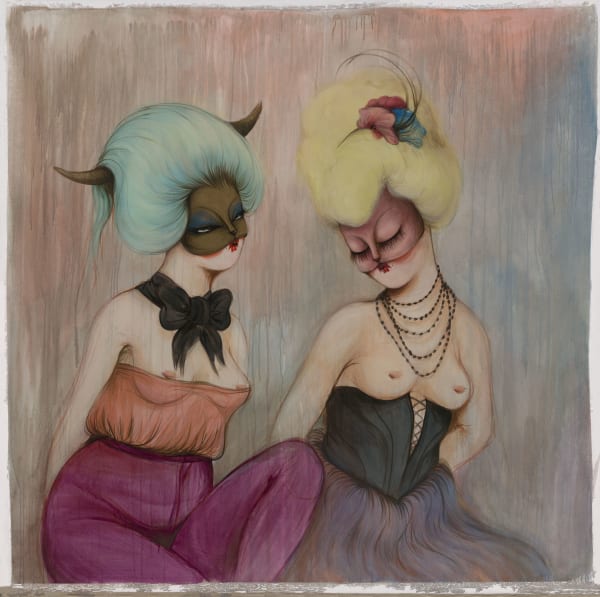 Miss Van Gorditas De Chicharrón I, 2014 Acrylic on canvas 150 x 150 cm