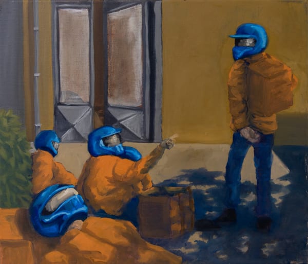 Matías Parra Delivery VI, 2021 Oil on canvas 60 x 70 cm