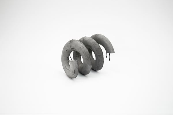 Jessica Briceño Cisneros Tobogán, 2025 Sculpture in reinforced concrete made using a lost mold technique. 27 x 19 x 19 cm