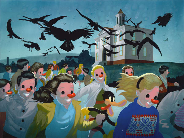 Víctor Castillo The Birds, 2020 Acrylic on canvas 200 x 250 cm