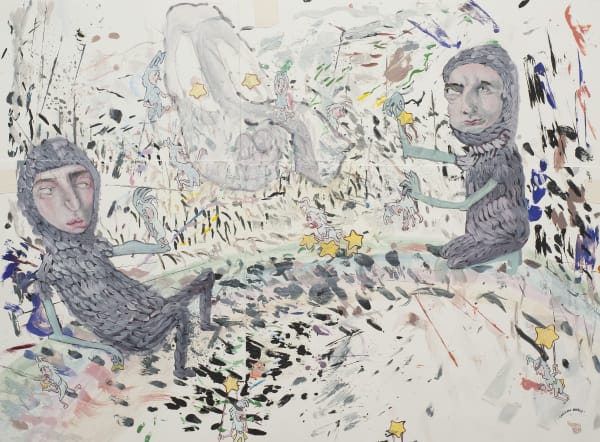 Carolina Muñoz Desde el Arcoíris, 2021 Oil on paper 35 x 47 cm