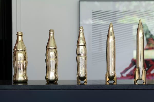 Fabio Castro Munición, 2005 - 2022 Solid bronze casting, 5 pieces 73 x 21 x 25 cm