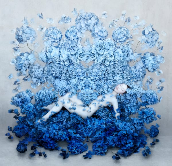 Isabelle van Zeijl Blue Horizons, 2024 Fine art print Mounted on dibond, perspex face Framed 60 x 58 in 152.4 x 147.3 cm Edition of 8 plus 2 artist's proofs