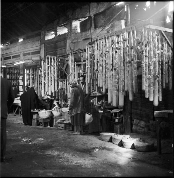 Latif Al Ani, Candle Maker at Bazazin market (cloth and jewelry market), Baghdad, 1964, 2019