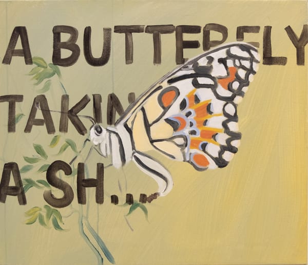 Hesam Rahmanian, A Butterfly taking a Sh…, 2019