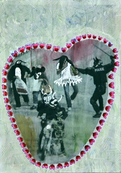 Rokni Haerizadeh, Breaking Through the Doors of Eden, 2009