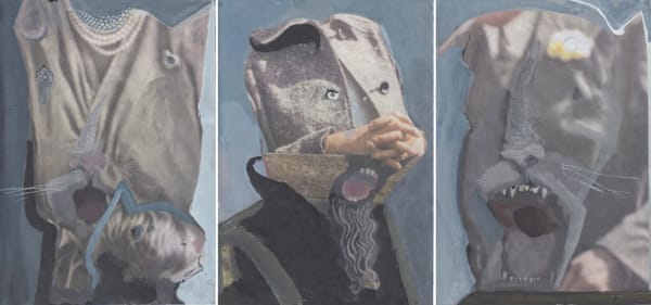 Rokni Haerizadeh, The Reflection of the Moon is Dry in a Bowl of Water, 2014