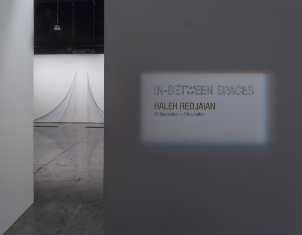 Haleh Redjaian, in-between spaces, 2015