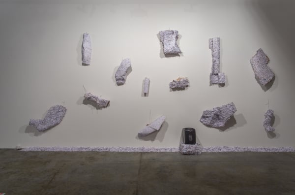 Hassan Sharif, Shredder (installation image), 2015