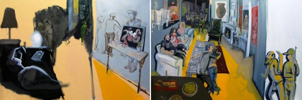Rokni Haerizadeh, Police Raiding Through the Devil Worshipper's Apartment, 2009