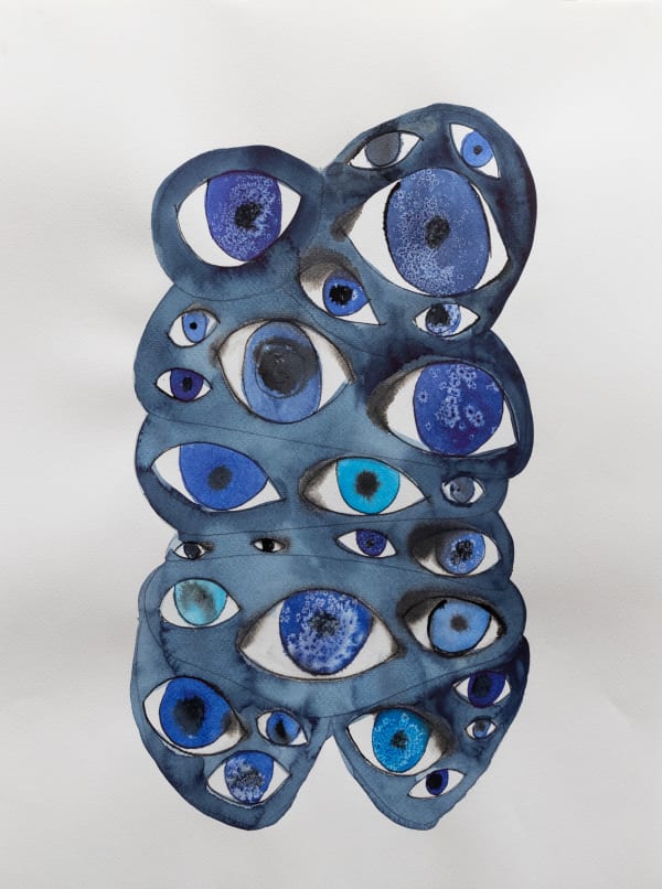 Hoda Tawakol, Nude with Eyes #2, 2020