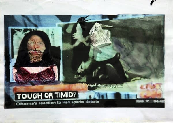 Rokni Haerizadeh, In the Land of the Blind the One-Eyed Man Is King, 2009