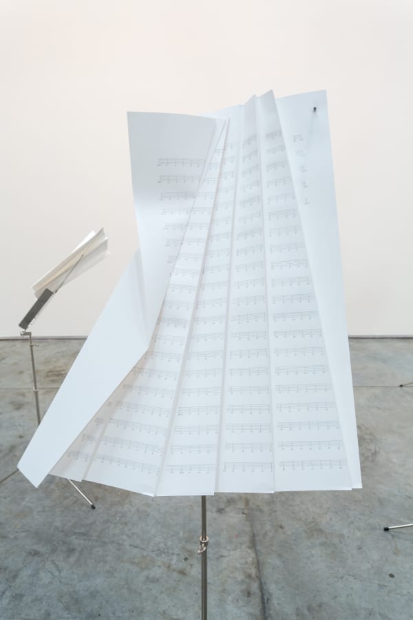 William Engelen, Score No. 3, For Voice, 2017