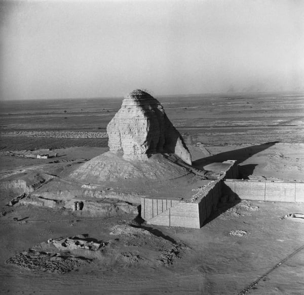 Latif Al Ani, Ziggurat at Aqar Quf, Abu Ghraib, Baghdad, 1961, 2019