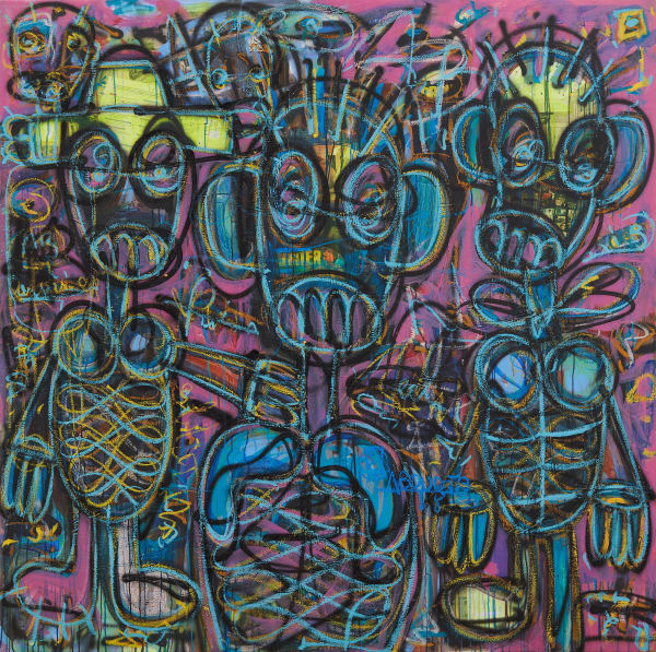 Aboudia, Les 3 baramogho, 2022