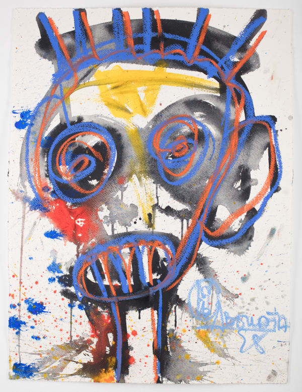 Aboudia, Portraits des Nouchis, 2019