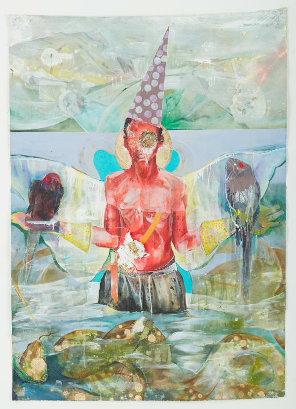 Lavar Munroe, Two Birds and a Stone , 2021