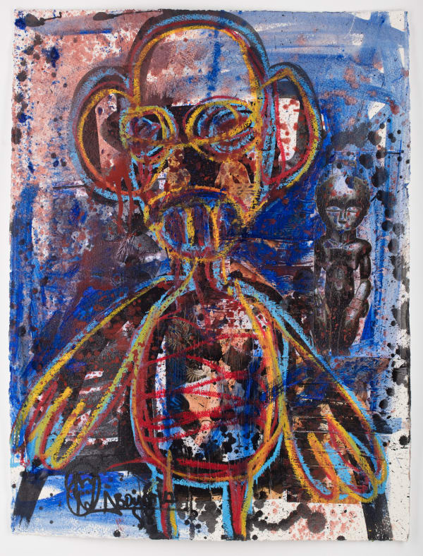 Aboudia, Portraits des Nouchis, 2019