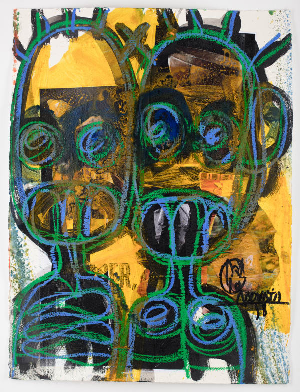 Aboudia, Portraits des Nouchis, 2019