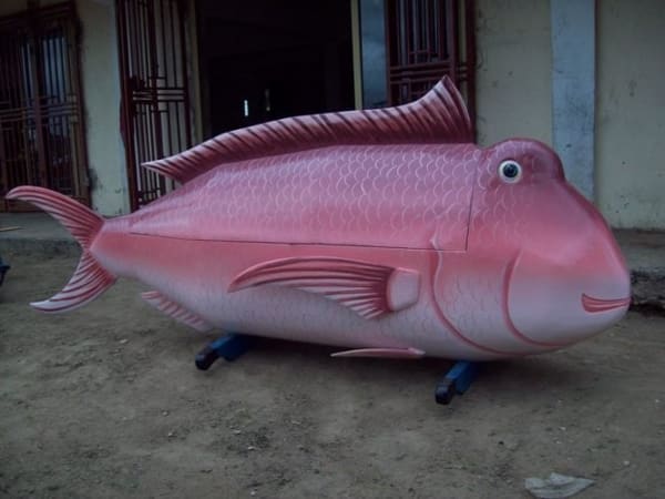 Paa Joe, Untitled (Red fish), 2010