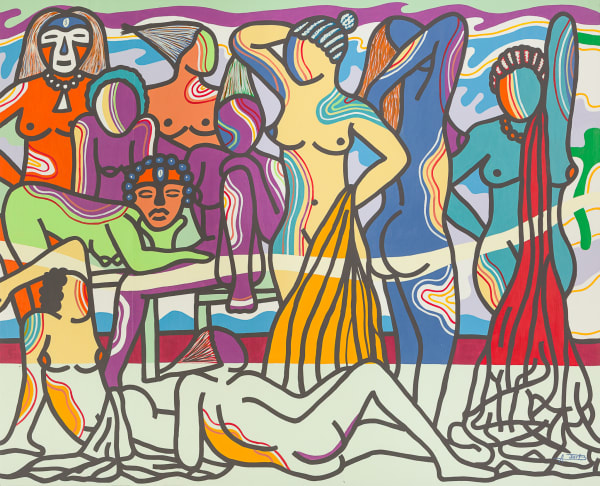 Ajarb Bernard Ategwa, Night, our time, 2016