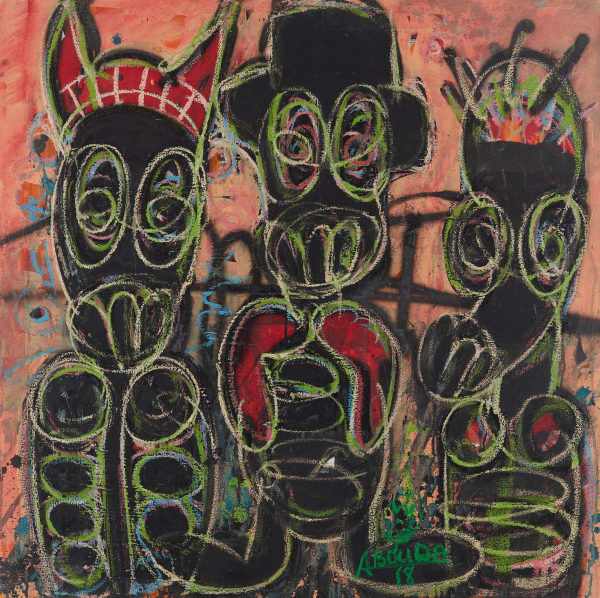 Aboudia, Les amis, 2023