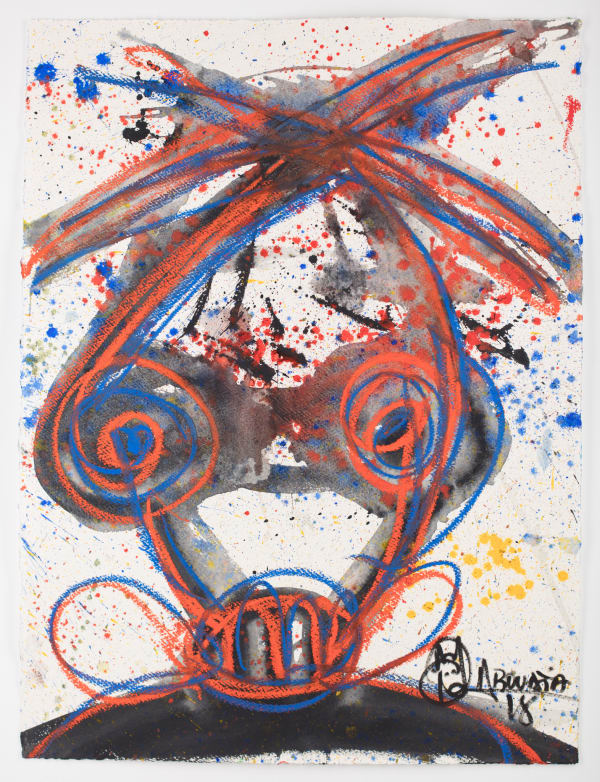Aboudia, Portraits des Nouchis, 2019
