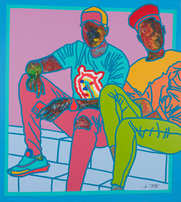 Ajarb Bernard Ategwa, Me and my best friend, 2020