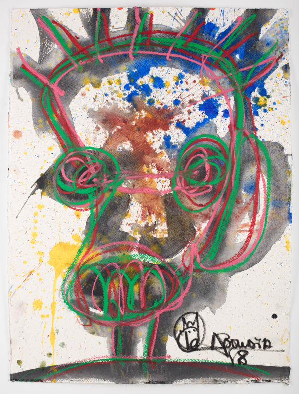 Aboudia, Portraits des Nouchis, 2019