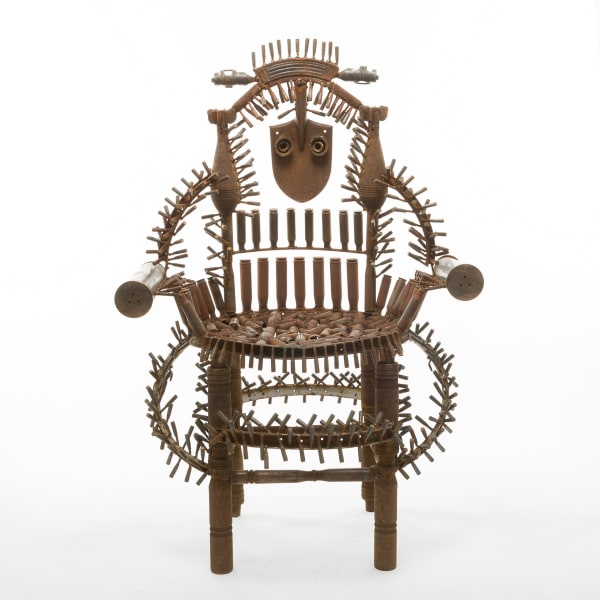 Goncalo Mabunda, The Throne of the World, 2016
