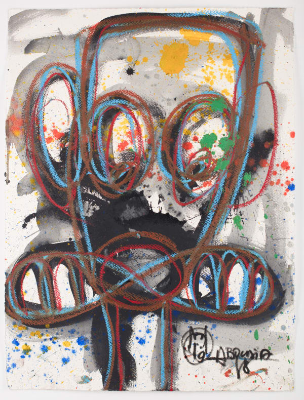 Aboudia, Portraits des Nouchis, 2019