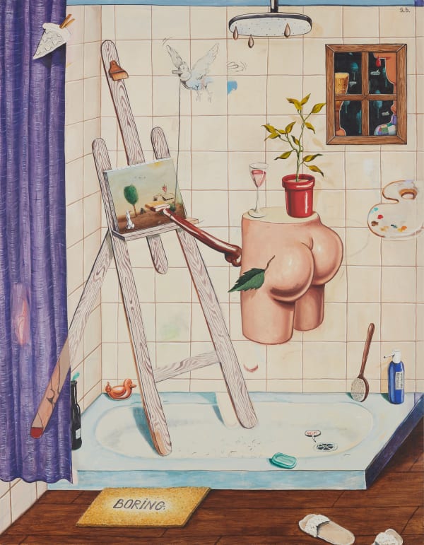 Stijn Bastianen - Painting in the shower, 2022