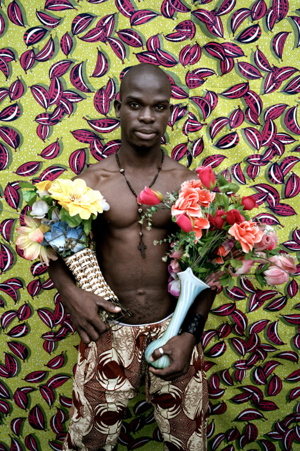 Leonce Raphael Agbodjelou, Untitled (Musclemen series), 2012