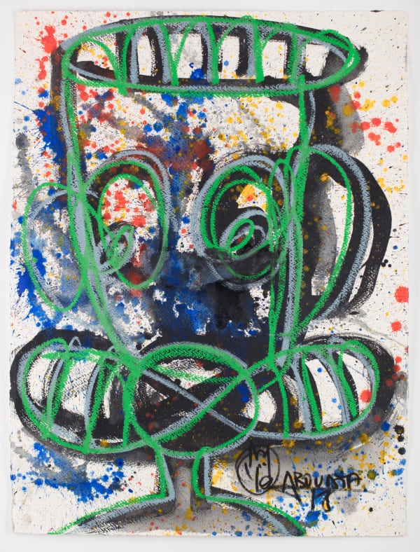 Aboudia, Portraits des Nouchis, 2019