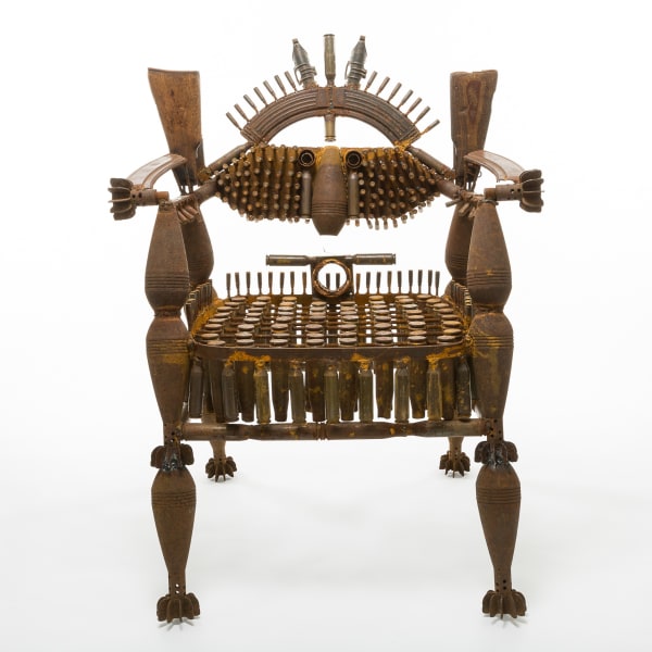 Goncalo Mabunda, The Throne of the Land, 2016