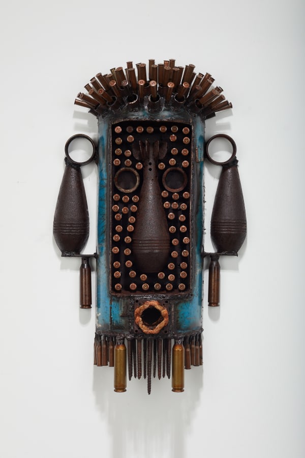 Goncalo Mabunda, The night illuminator, 2021