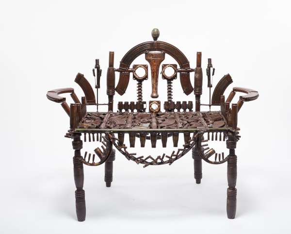 Gonçalo Mabunda, Untitled (throne), 2017
