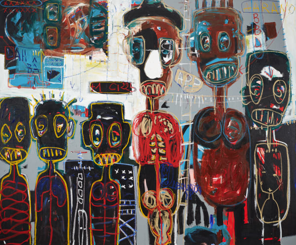 Aboudia, Untitled, 2017