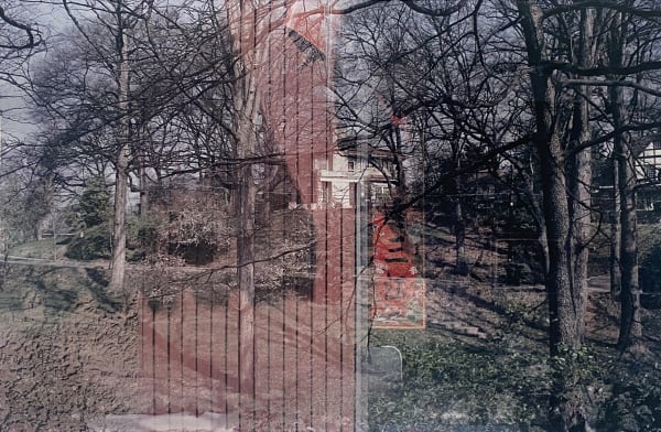 Harry Callahan Atlanta, 1984 Signed in pencil recto; annotations in pencil verso Dye transfer print Image: 9 5/8 x 14 7/16 inches Paper: 17 1/4 x 21 9/16 inches $8,000