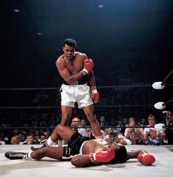 Neil Leifer, Muhammad Ali KO's Sonny Liston, Lewiston, Maine, 1965