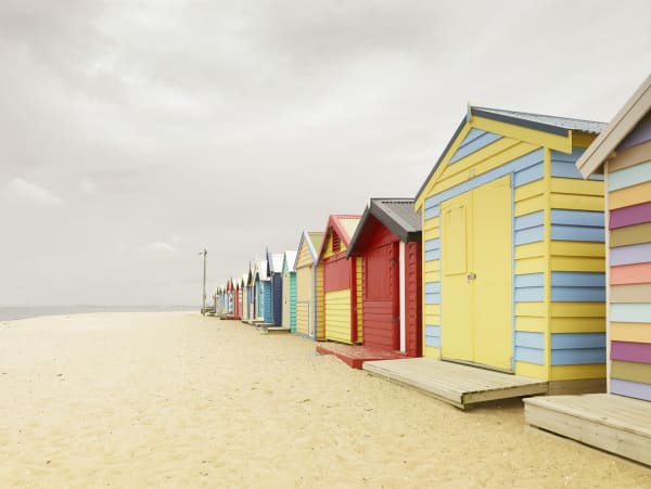 Josef Hoflehner, Bathing Boxes, Melbourne, Australia, 2012