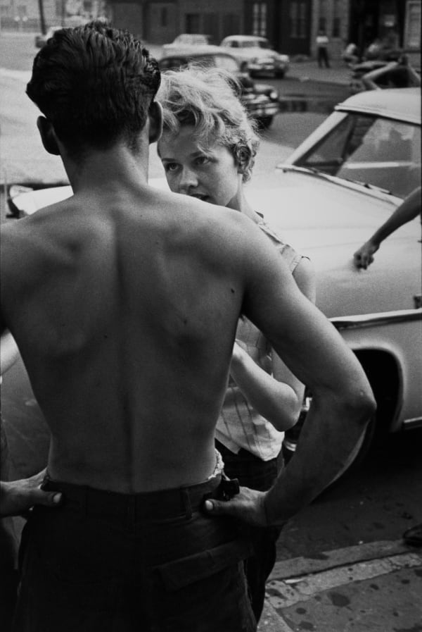 Bruce Davidson, Brooklyn Gang (couple standing in street), 1959