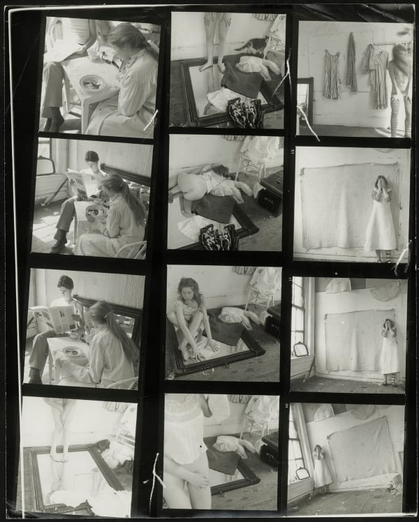 Francesca Woodman, Untitled Contact Sheet, ca. 1975 - 78